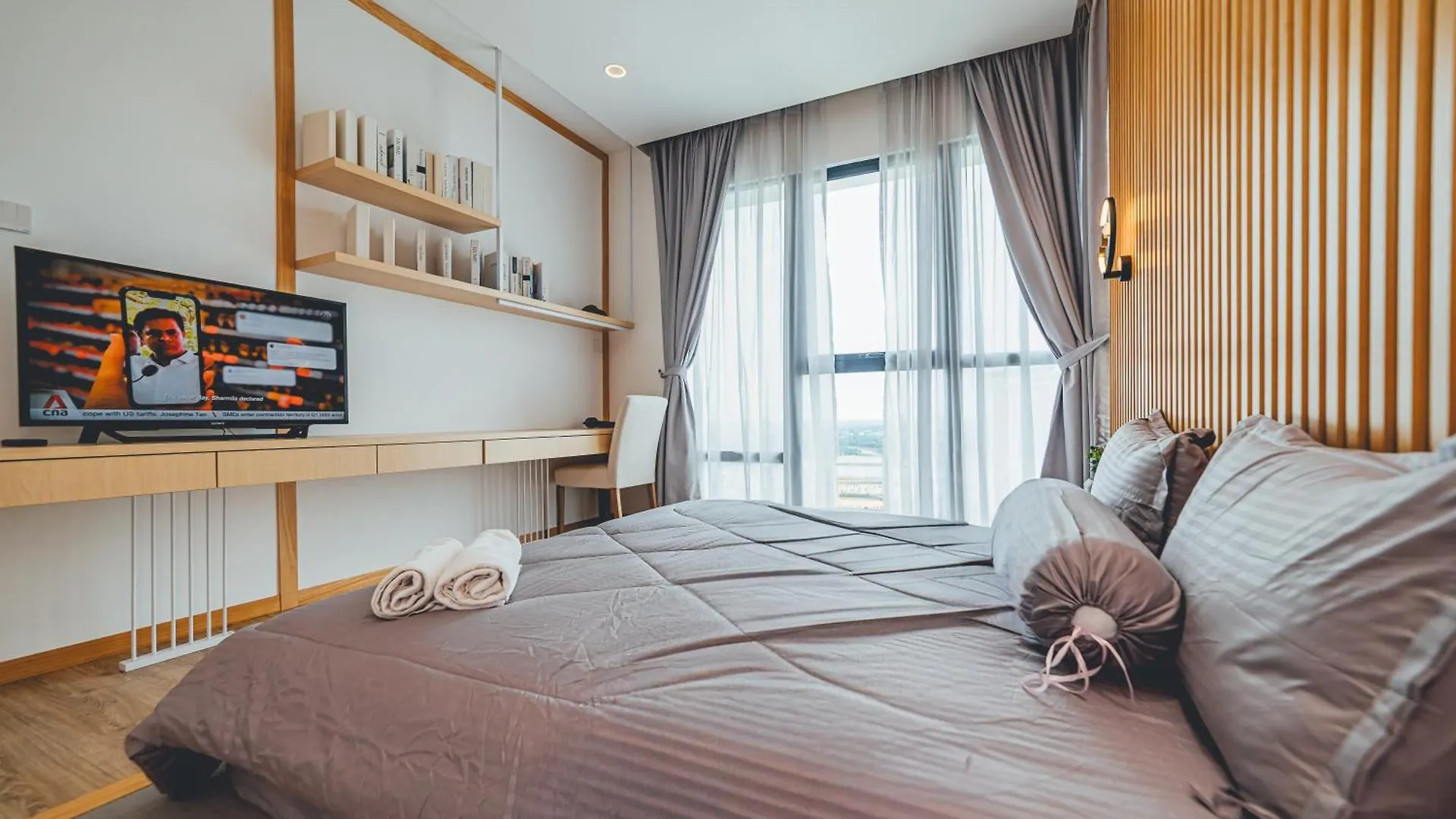 Mosaic Zen Japandi 3Br 7Pax Midvalley Southkey By Our Stay Johor Bahru Daire